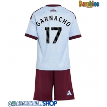 Maglie da calcio Aston Villa Alejandro Garnacho #17 Terza Maglia Bambino 2026-27 Manica Corta + Pantaloni corti)